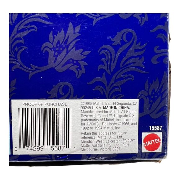 1995 Avon Special Ed Winter Velvet African American Barbie 15587 AA READ - Picture 10 of 13